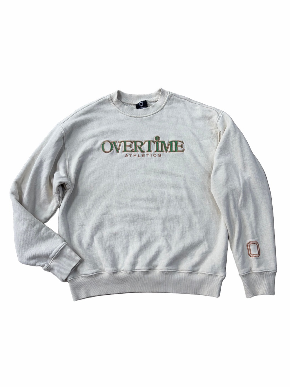 Overtime Athletics Size Medium Vintage Crewneck Embroidered Sweatshirt